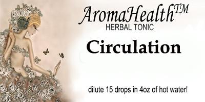 Circulation Herbal longevity Tonic - Aroma Health Texas